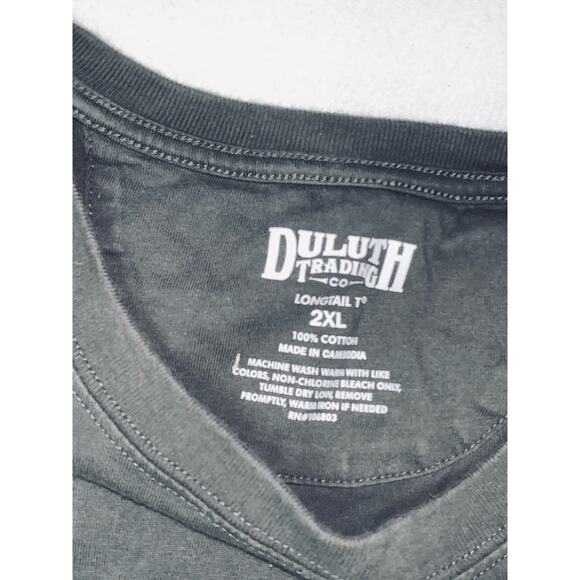 Duluth Trading Co Mens Gray Short Sleeve T-Shirt "Ball Room Advocate" Tee 2XL - Picture 3 of 9